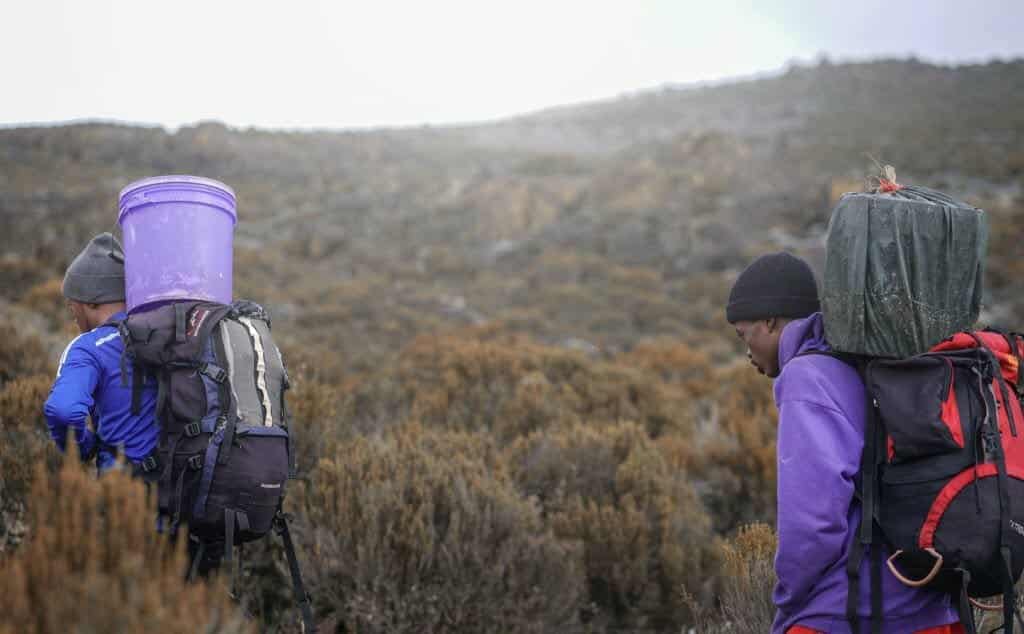Kilimanjaro porters
